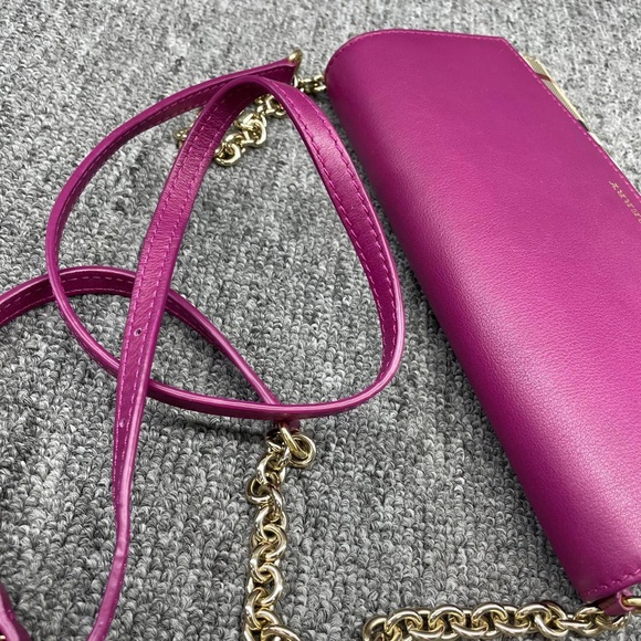 100% Authentic Burberry Henley Pink/Brown Leather Shoulder Bag - Picture 15 of 15